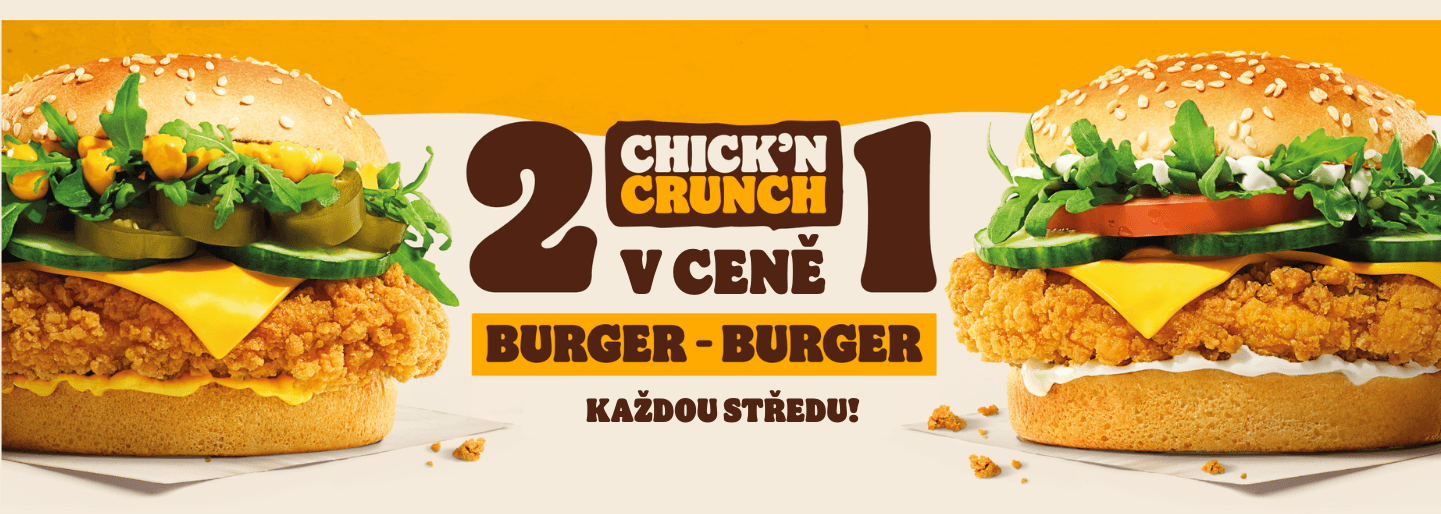 Akce 1+1 zdarma na Chick’n Crunch